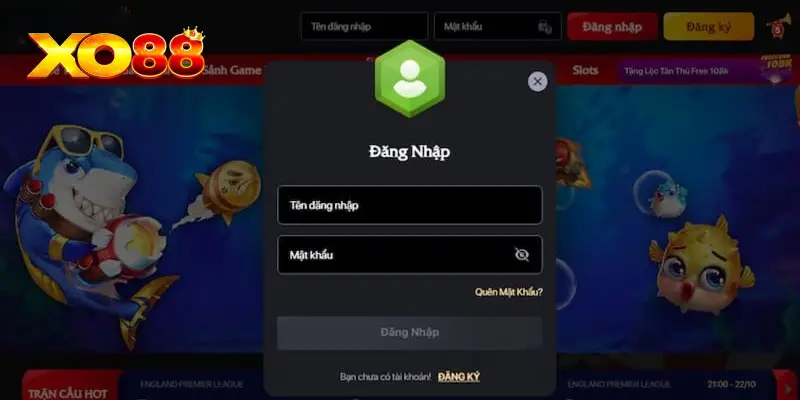 Bạn chỉ cần đăng nhập XO88 là có thể chơi game ngay