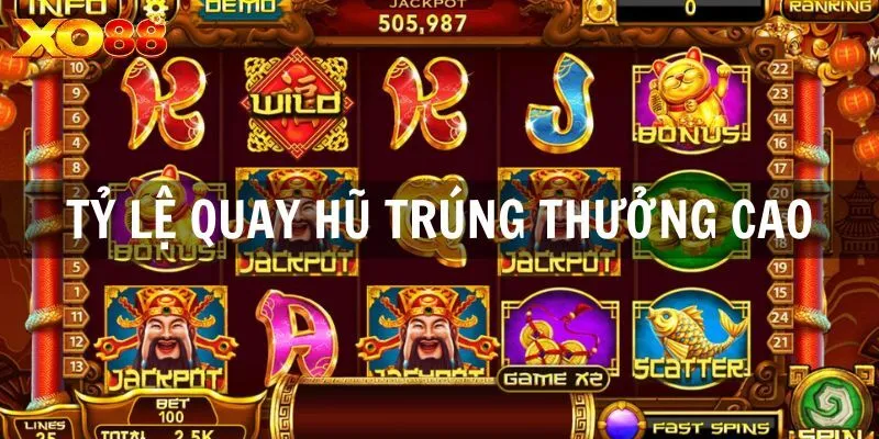 Tỷ lệ đổi thưởng hàng đầu khi trải nghiệm tại XO88